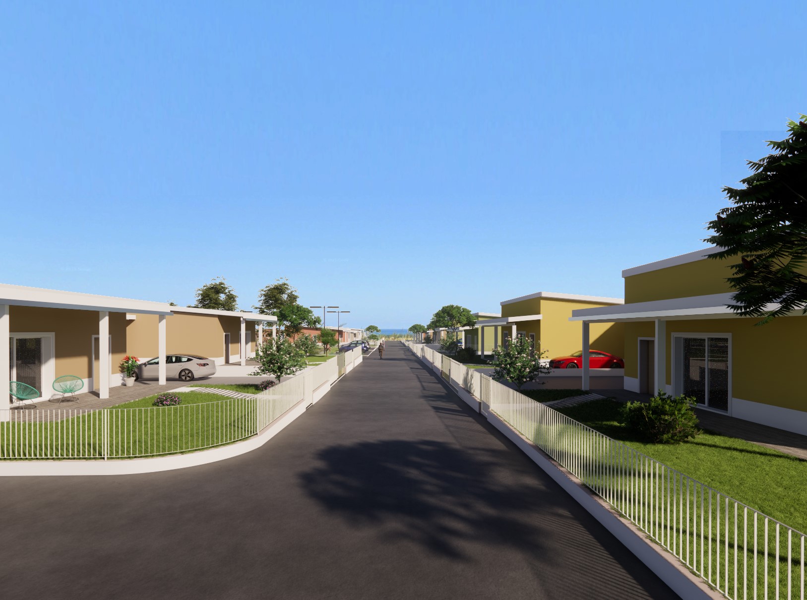 Render isometrico villetta tipo NovaGreg